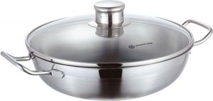 Schulte-Ufer Schmorpfanne Profi-Line i, inkl. Deckel, Schmortopf, Edelstahl 18/10, 32 cm, 6452-941-32 i Schulte-Ufer Schmorpfanne Profi-Line i, inkl. Deckel, Schmortopf, Edelstahl 18/10, 32 cm, 6452-941-32 i