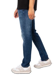 Armani Exchange 5-Pocket-Slim-Jeans, Blau 36W x 32L