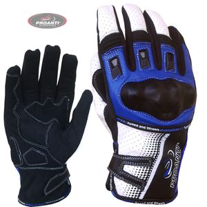 PROANTI Motorradhandschuhe Sommer Motorrad Motocross Handschuhe blau - M