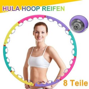 Hula Hoop 8 Teile Reifen Fitness Schaum Erwachsen Gewicht Hoola Hulla Hup Gym 