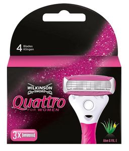 Wilkinson Sword Quattro for Women 3 Klingen in einer Packung