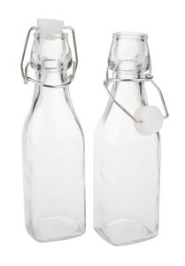 VBS Glasflaschen mit Bügelverschluß, 2 Stück