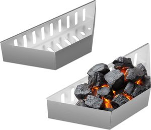 relaxdays Kohlekorb Kugelgrill 2er Set relaxdays Kohlekorb Kugelgrill 2er Set