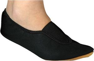 Beck 025 Basic Mädchen und Damen Baumwolle Gymnasticschuhe schwarz, Turnschuhe schwarz