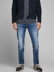 Herren JACK & JONES Comfort Fit Jeans MIKE ORIGINAL JOS Mid Waist Reg Basic, Farben:Blau, Größe Jeans:36W / 34L