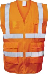 Warnweste EWALD Gr.XL orange EN ISO 20471 Kl.EN IS