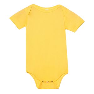 Bella + Canvas Baby Jersey Kurzarm Body PC2922 (3-6 mesiacov (74)) (Gelb)