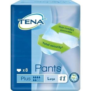 Tena Pants Plus, Majtki chłonne L, 8 sztuk (PRODUKT Z NIEMIEC)