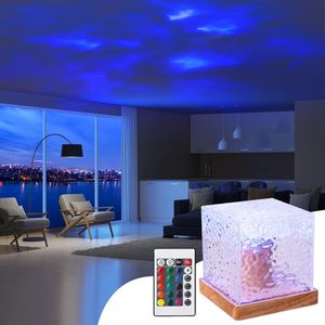 LED Nachtlicht projektor Ozeanwellen-Deckenprojektor  Nordlichter Ozeanwellen-Projektorlicht,16 Farben