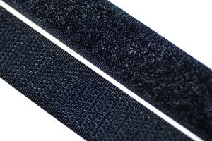dalipo - Klettband  zum annähen, aufnähen - 20 mm Breite - dunkelblau