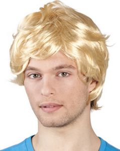 Boland 86399 Erwachsenenperücke Tyler, One Size, Karnevalskostüm-Perücke, Erwachsener, Männlich, Polyester, Blond, 187 g
