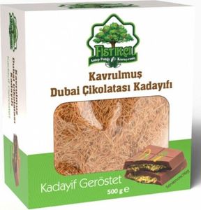 FISTIKCI geröstetes Kadayif Engelshaar Teigfäden zur Herstellung von Dubai Schokolade 500g
