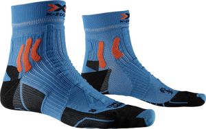 X-SOCKS Trail Run Energy Laufsocken Unisex teal blue/sunset orange 35-38