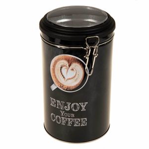 SIDCO Kaffeepaddose Vorratsdose Vorratsbehälter Kaffeedose Teedose Paddose Blechdose