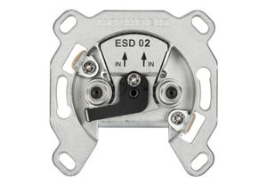 Kathrein ESD 02 SAT Antennendose 2-fach mit Twin-Sat Anschluß