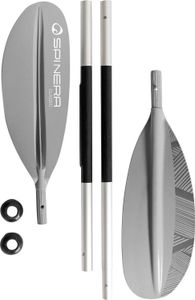 Spinera Kayak Paddle Classic grey Alu 4-teilig 230cm Kajakpaddel Doppelpaddel