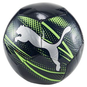 Puma ATTACANTO Graphic Fußball parisian blau pro grün silber Gr 4