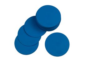 POWERSHOT® Markierungsscheiben aus vinyl mit halter - 24er set – Blau - rutschfest