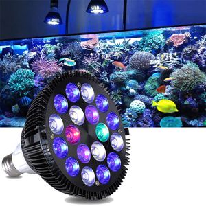 18W LED Aquarium Beleuchtung E27 Lampe Vollspektrum Pflanzenlicht für Aquarienpflanzen Wachstum