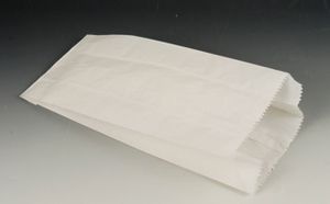 PAPSTAR Papierfaltenbeutel Maße: (B)130 x (T)70 x (H)280 mm weiß 1.000 Stück