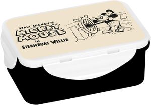 Brotdose groß Mickey in Steamboat Willie Vintage