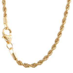 2,1 mm 50 cm 585 - 14 Karat Gold Halskette Kordelkette massiv Gold hochwertige Goldkette  3,1 g