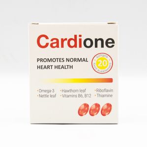 Cardione Kapseln - Neu &- 20 Stück - mit Brennessel, Omega3,Blitzversand
