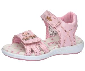 Lico Madita V, dívčí sandály ze syntetiky v růžové barvě, textilní podšívka, měkká stélka
