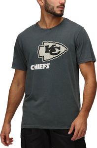 Kansas City Chiefs - NFL - T-Shirt by Recovered, Washed Black, Size: XXXL