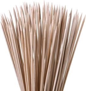 100 Pflanzstäbe Bambus Holz 90 cm lang 6 mm Dm. Rankhilfe für Pflanzen I Bambusstäbe
