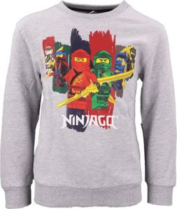 LEGO® Ninjago Kinder Pulli – Grau / 104 LEGO® Ninjago Kinder Pulli – Grau / 104