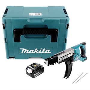 Makita DFR 750 M1J Akku Magazinschrauber 18V 45-75mm + 1x Akku 4,0Ah + Makpac - ohne Ladegerät