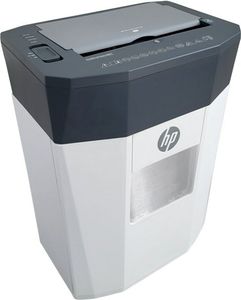 HP OneShred Auto 80CC Aktenvernichter mit Partikelschnitt P-4, 4,3 x 12 mm, bis 80 Blatt, weiß