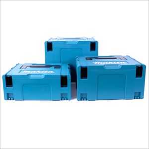 Makita Makpac Set Gr. 2 + Gr. 3 + Gr. 4 Transportbox und Werkzeugkiste