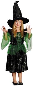 Magierin Magier Hexe Hexen Kinder Karneval Halloween Kostüm 104