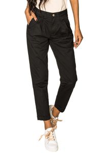 Damen Chino Stoffhose Carotte | S