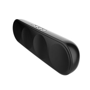 K1 Tragbarer Outdoor-Bluetooth-kompatibler 5.0 HiFi Stereo-Lautsprecher Musik Player-Schwarz