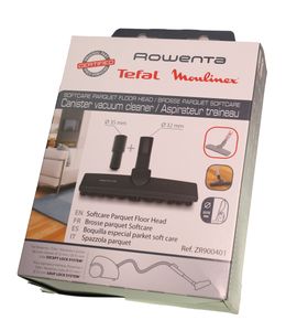 Rowenta ZR900401 Softcare Parkettdüse für Staubsauger mit Adapter 32-35 mm