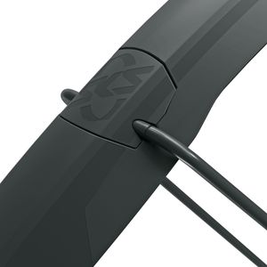 SKS Speedrocker XL Schutzblechset, für Gravelbikes bis 52 mm Reifenbreite, Hochleistungskunststoff, Doppelspoiler, ESC Vario, schwarz