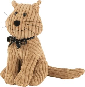 Manahee Design | Türstopper Katze Textil Karamell | Braun | 36 cm x 28 cm x 16 cm