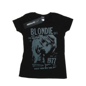 Blondie - "Tour 1977 Chest" tričko pro ženy BI19792 (XL) (černá)