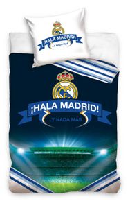 Real Madrid - Fußball Bettwäsche-Set, 135x200 & 80x80 cm