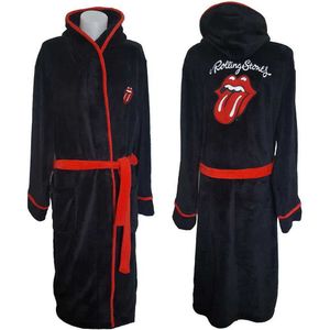 Szlafrok unisex The Rolling Stones: Classic Tongue, Duży - X-Large, Czarny