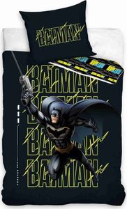 Batman Bettbezug Batman 140 x 200 cm - Baumwolle -70 x 90 cm