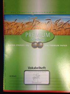 Staufen® Vokabelheft Premium Lineatur 53 liniert DIN A4 ohne Rand, 40 Blatt