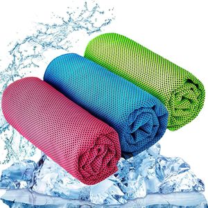 Kühlendes Handtuch 3er-Pack 80 x 30 cm Mikrofaser-Handtuch für sofortige kühlende Linderung, kühles kaltes Handtuch für Yoga, Golf, Reisen, Sport, Camping, Fußball & Outdoor-Sport