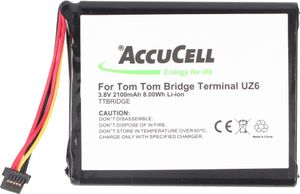 Bateria odpowiednia do TomTom Bridge, TomTom Model UZ6 1CP515161HR, odpowiednia do rescuetrack, bateria do Webfleet PRO 8270 i 8275 3,8 V 2100 mAh 7,98 Wh