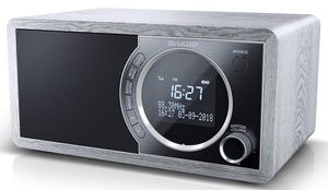 Sharp DR-450 Digital Radio, DAB / DAB+ / FM Radio / Bluetooth, 6 W in grau