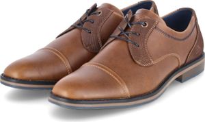 Bullboxer Herren Halbschuhe Businessschuhe Braun Synthetik handcraftedGröße:45