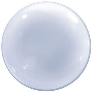Qualatex 68825 Deko-Bubble Ballon, transparent ca  61 cm unaufgeblasen
